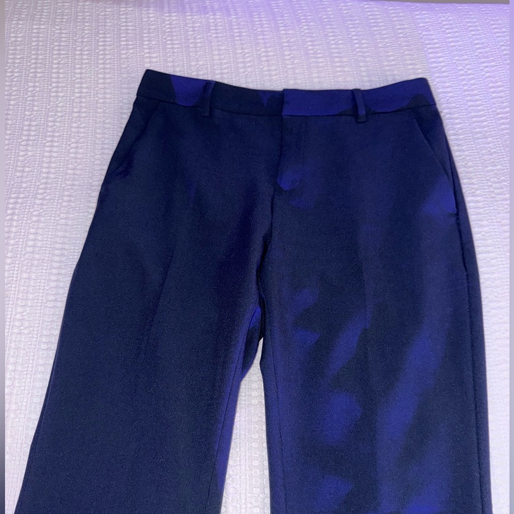 Banana Republic Sculpted Bootcut Pants – Navy, Size 2 Petite | Tailored Workwear